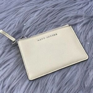 Marc Jacobs Ivory Leather Pouch